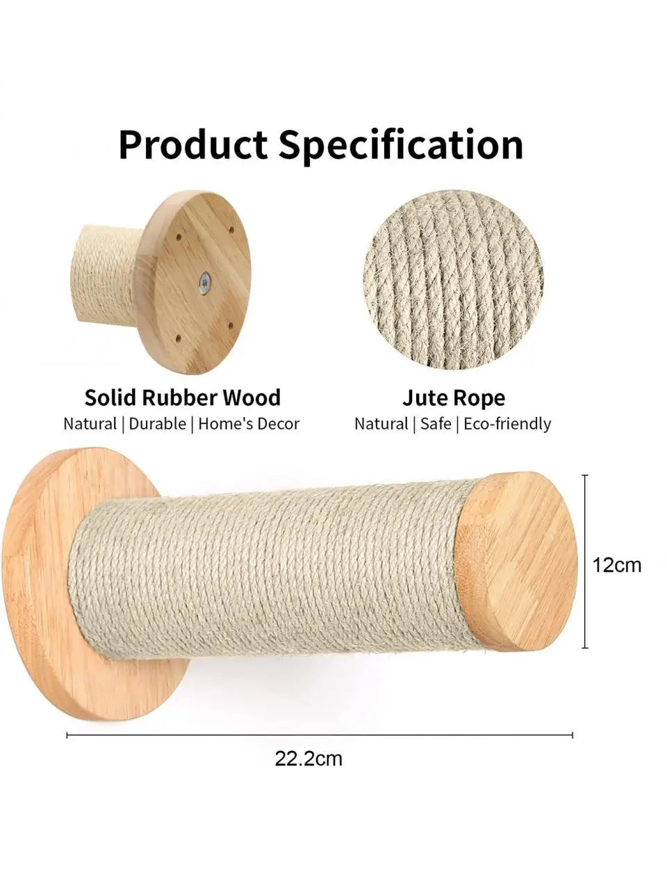 Cat Climbing Shelves Wall Mounted Cat Tree Sisal Scratching Post Cats Hammock House Jumping Platform Rope Ladder Pet Furniture