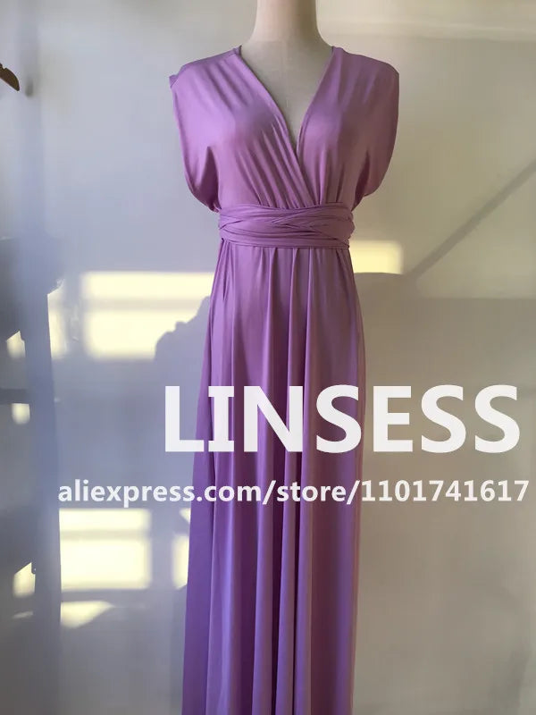 Multiway Maxi Dress Bridesmaid Dress Infinity Cocktail Dress Floor Length Bridesmaid Dress Maxi Dress for Bridesmaid Gifts