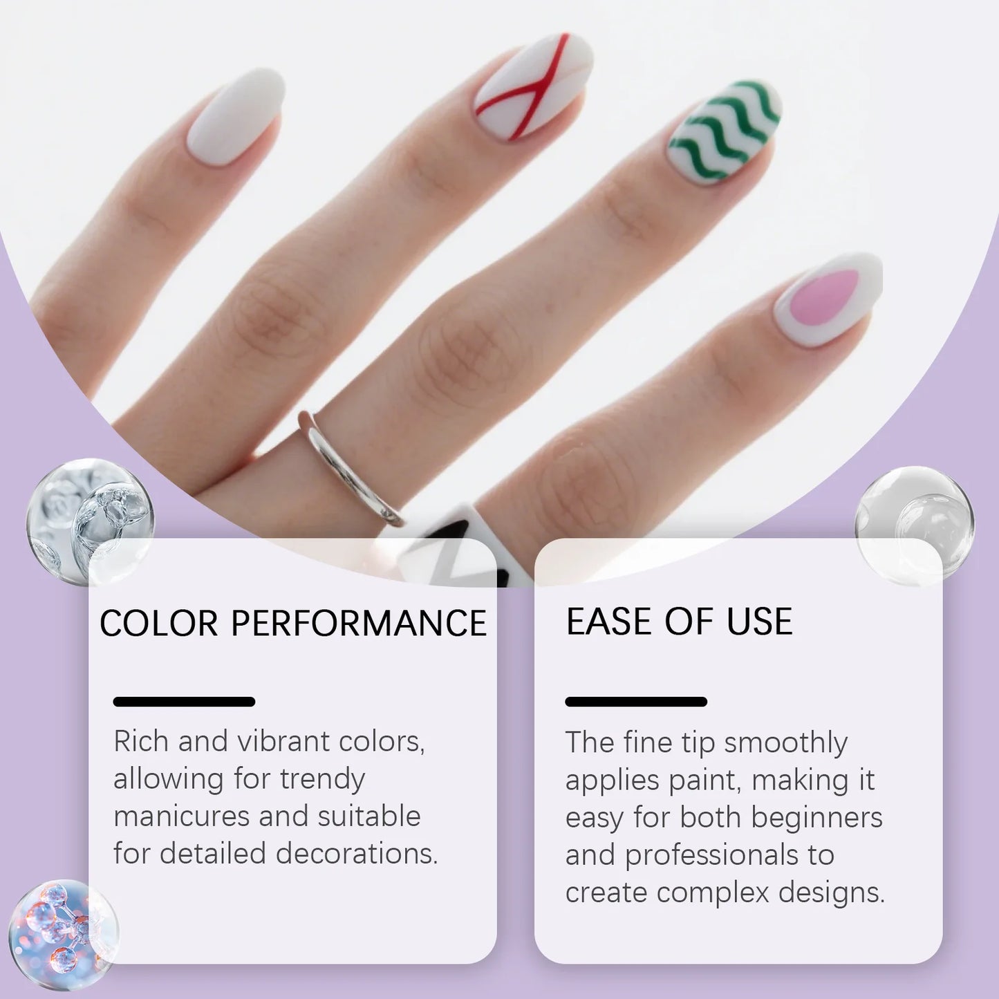 12 color nail pen for gel nail christmas gift set, 3D nail polish pen, quick dry stipple DIY nail art tools