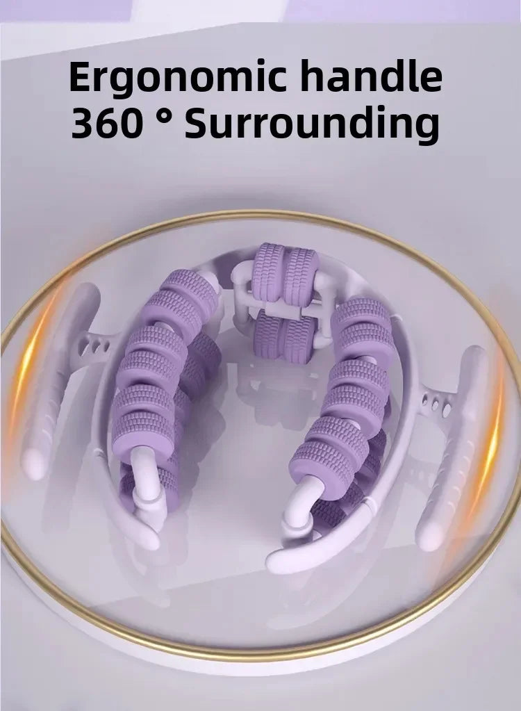 Newest  Wheel Annular Leg Clamp Massager Relax  Massager Anti-cellulite Massager Body Slimming Roller Massage for Body