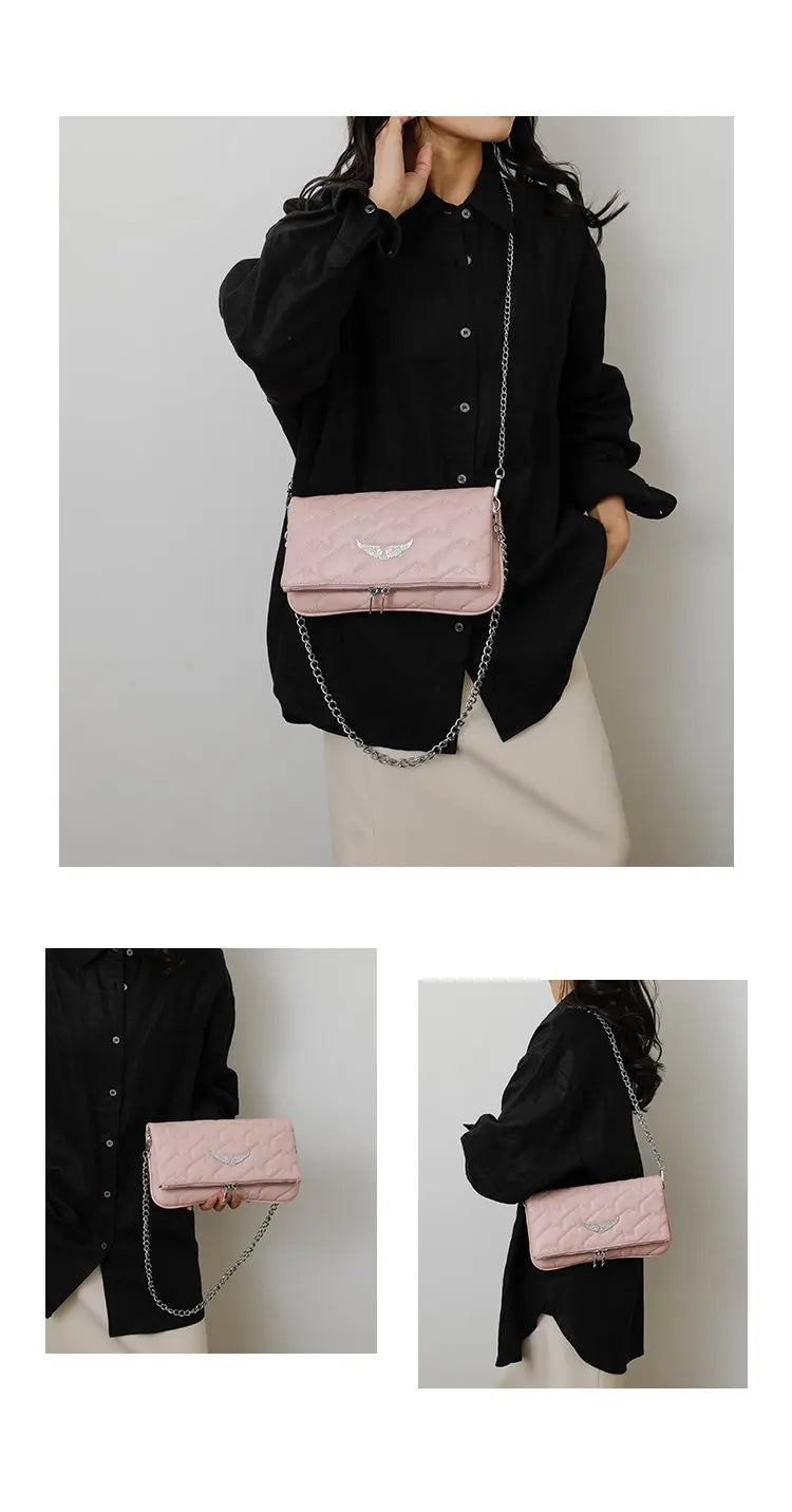 Chic Elegant Diaper Bags For Women Vintage Leather Messenger Bag Designer Crossbody Bag Simple Large Capacity Shoulder Bag