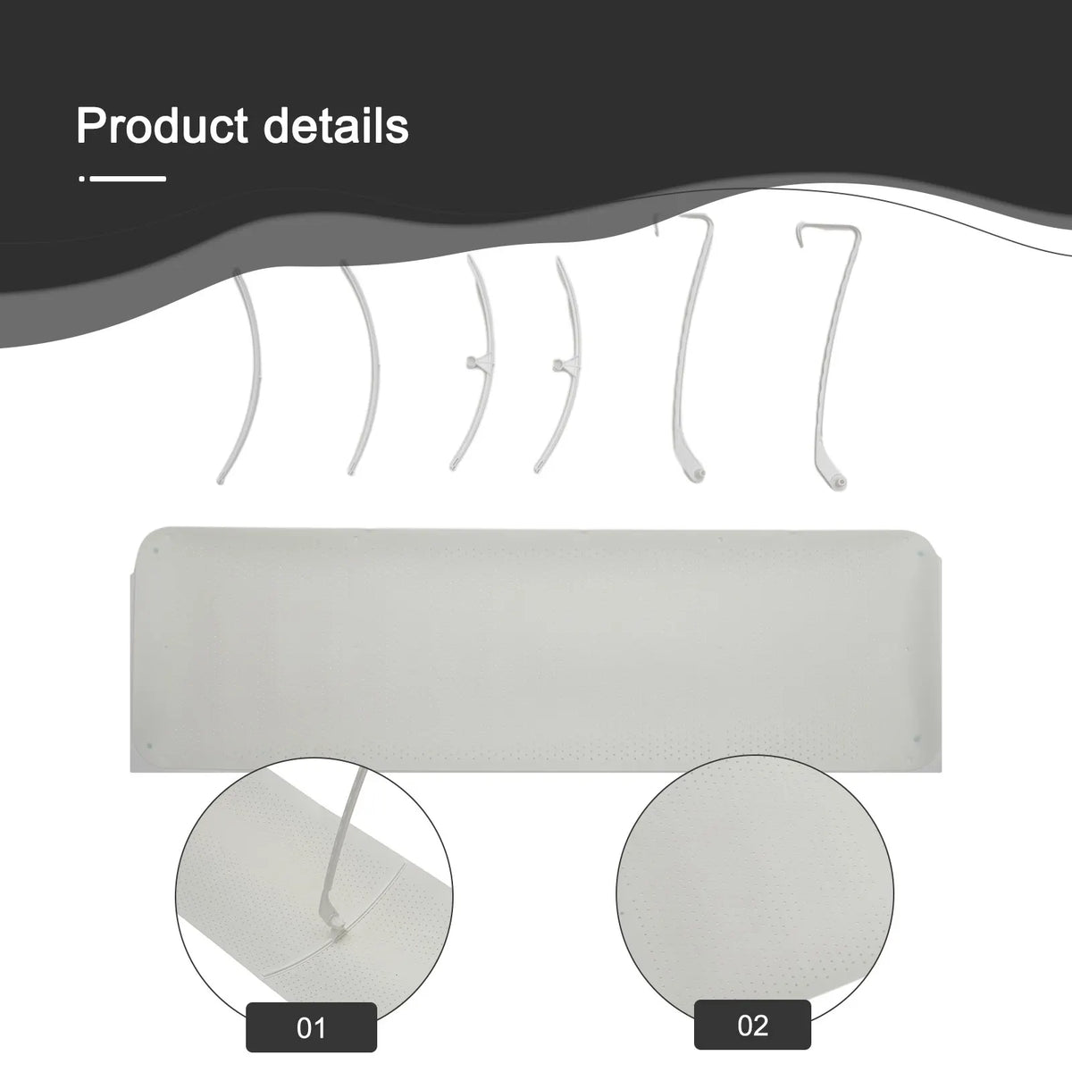 Air Conditioner Wind Deflector Home Air Conditioning Windshield Adjustable Shade Wind Guide Anti-Direct Blowing Shield