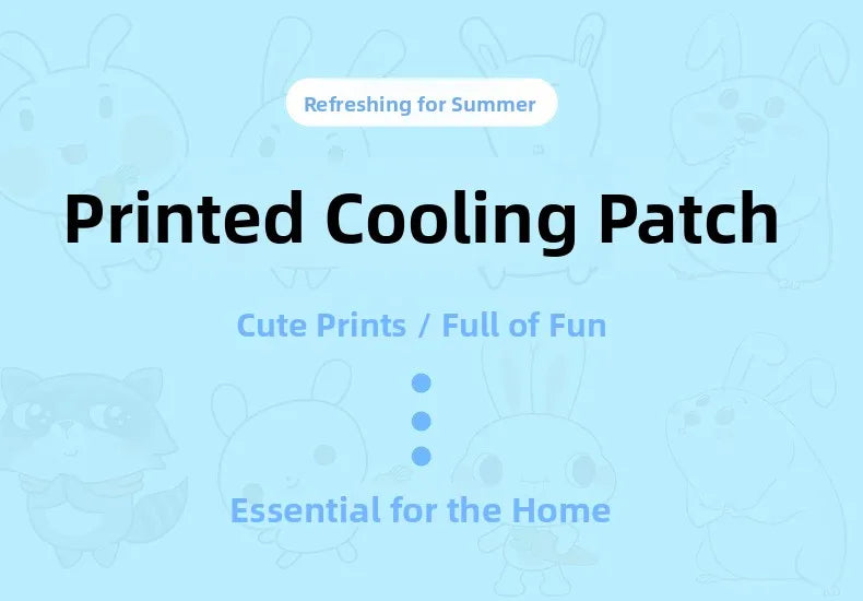 Cooling Gel Patches Summer Essential Refreshing Ice Pack Student Brain Boosting Cooling Patch Mobile Phone Cooling down
