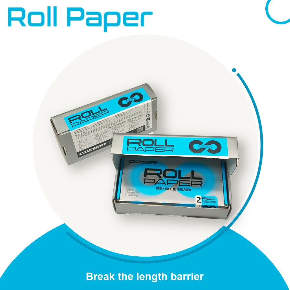 OZER Tattoo Transfer Paper Rolling Paper Thermal Copier Template Paper for Thermal Printer Tattoo Paper for Tattoo Supplies
