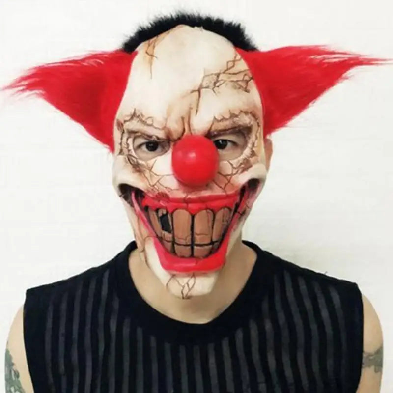 Halloween Various Clown Mask Cosplay Party Mask Latex Masks Helmet NPC Funny Prank Scare Headgear Bar Party Costume Props Mask