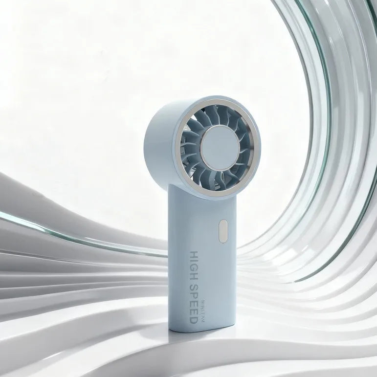 Mini Handheld Fan Portable Desktop Fan 3-speed Circulating Wind Speed Adjustment Type-C Charge Fans For Office Home