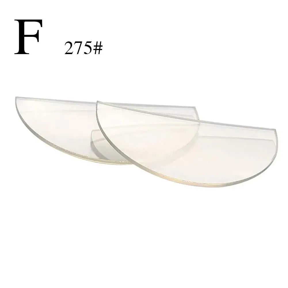 2pcs Stick-on Reading Glasses Lens Liquid Silicone Bifocal Presbyopic Lenses Magnification Bifocal Lenses +100 to +350