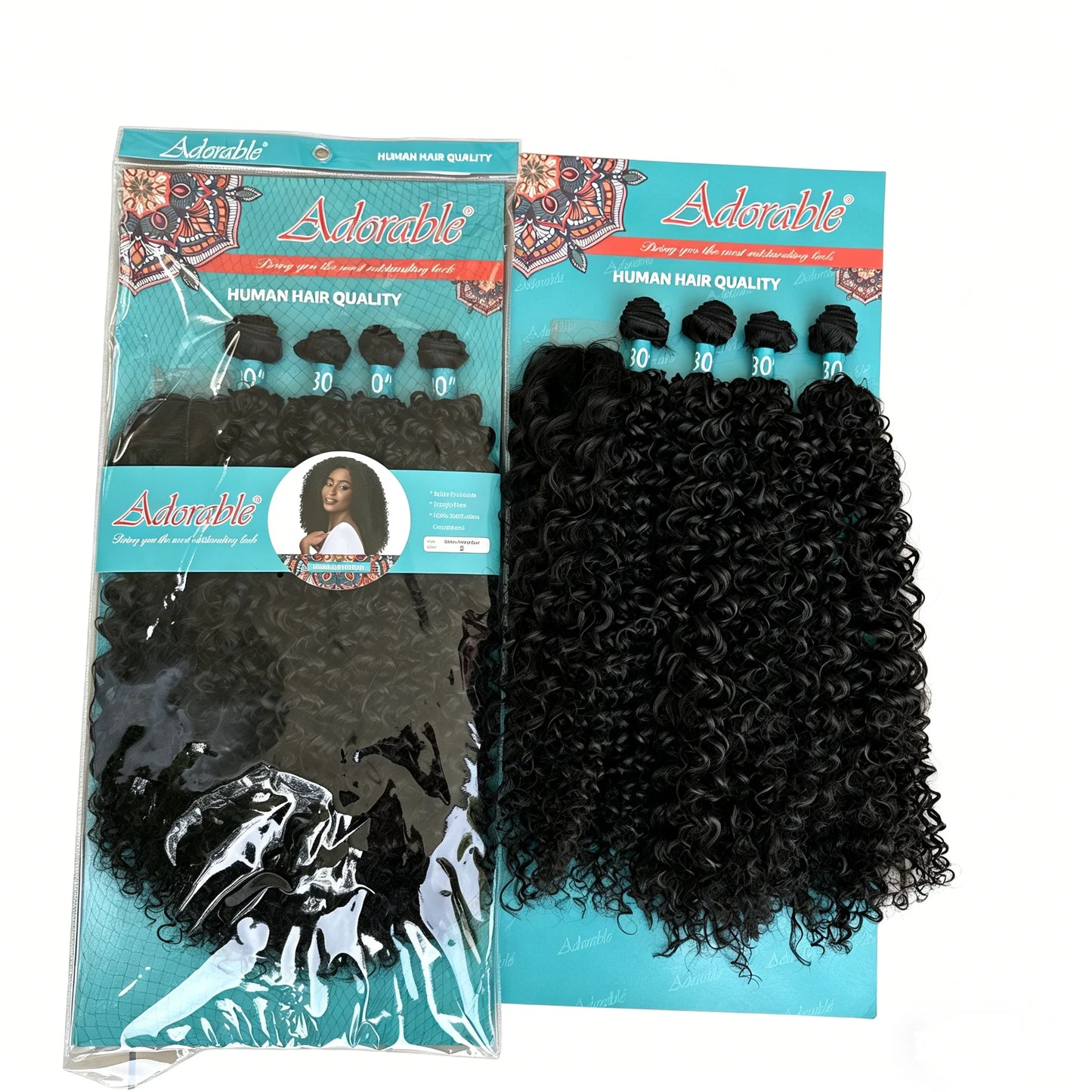 Sexy Curly Short Bob HD Lace Front Synthetic Hair Piece 4 Bundles + 1 Frontal Clip In Heat Resistant High Temp Fiber For Black W