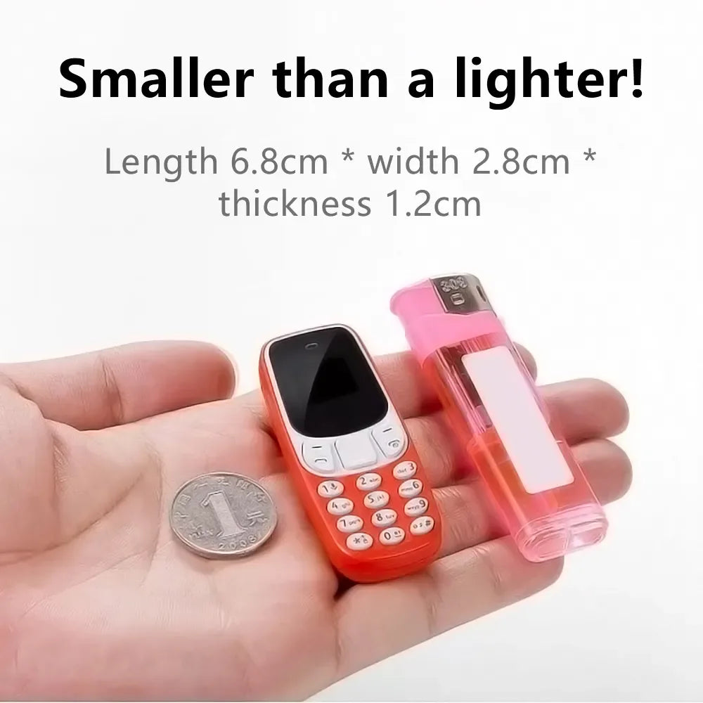 SERVO BM10 Super Mini Mobile Phone Dual SIM Magic Voice Dial Bluetooth Earphone Auto Call Recording Blacklist Mp3  2G Cellphones