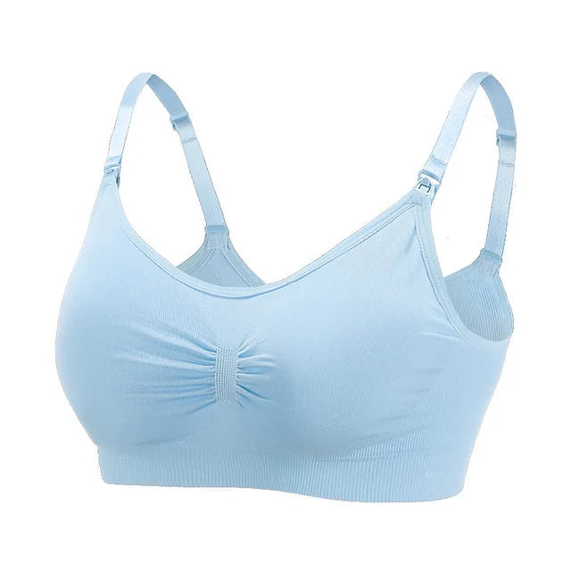 1/2pcs Breastfeeding Bras Maternity Nursing Bra for Feeding Nursing Underwear Clothes for Pregnant Women Wirefree Breathable Bra