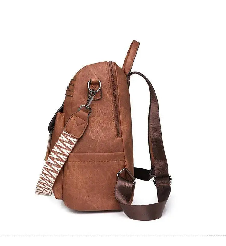Hot Sale Luxury Women's Backpack Multifunctional Layers Double Shoulder Bags Luxury Good Quality  Spring Trend PU Women's Bag