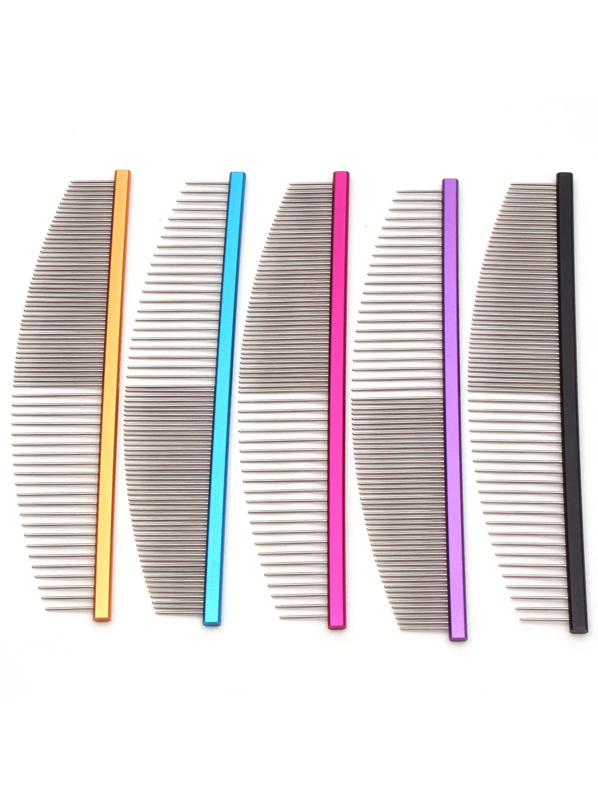 Cat Grooming Comb Groomer For Dog Aluminum Groomer Pets Combs Hairbrush Pet Dog Grooming Combs Dog Hair Care Dropshipping C6704