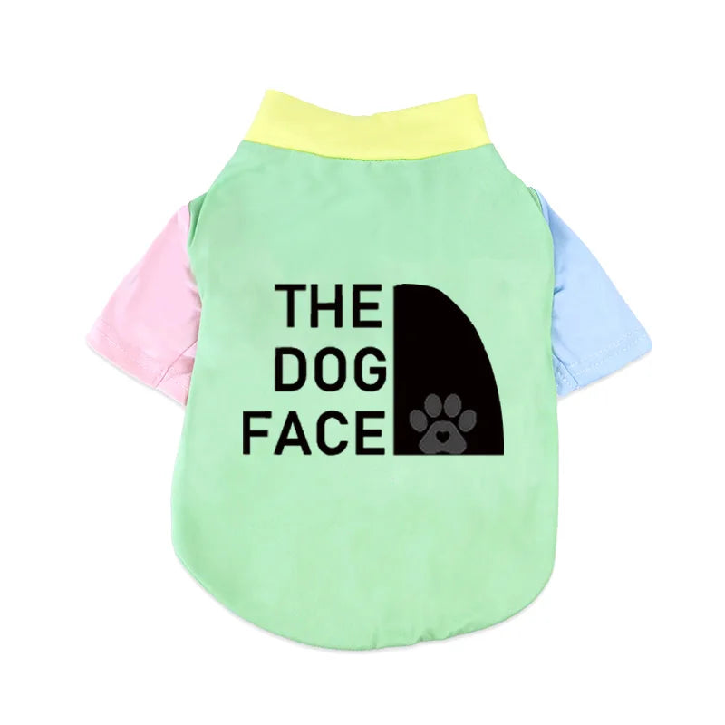 1 PC Pet T-Shirt, Cats & Dogs Soft Pure Cotton Teddy Bear Dopamine Vest. Shih Tzu, Siamese Cat Little Pet Daily Outfit