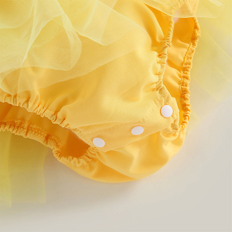 Newborn Baby Girls Romper Costume Sleeveless Dress Infant Tops Shorts Summer Clothes Headban