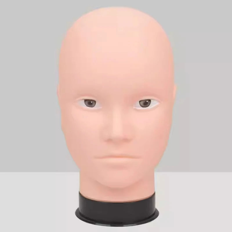 Mannequin Head Wig Stand With Adjustable Wig Tripod Stand Holder For Wigs Making Display With T Pins/Wig Cap Training Practice