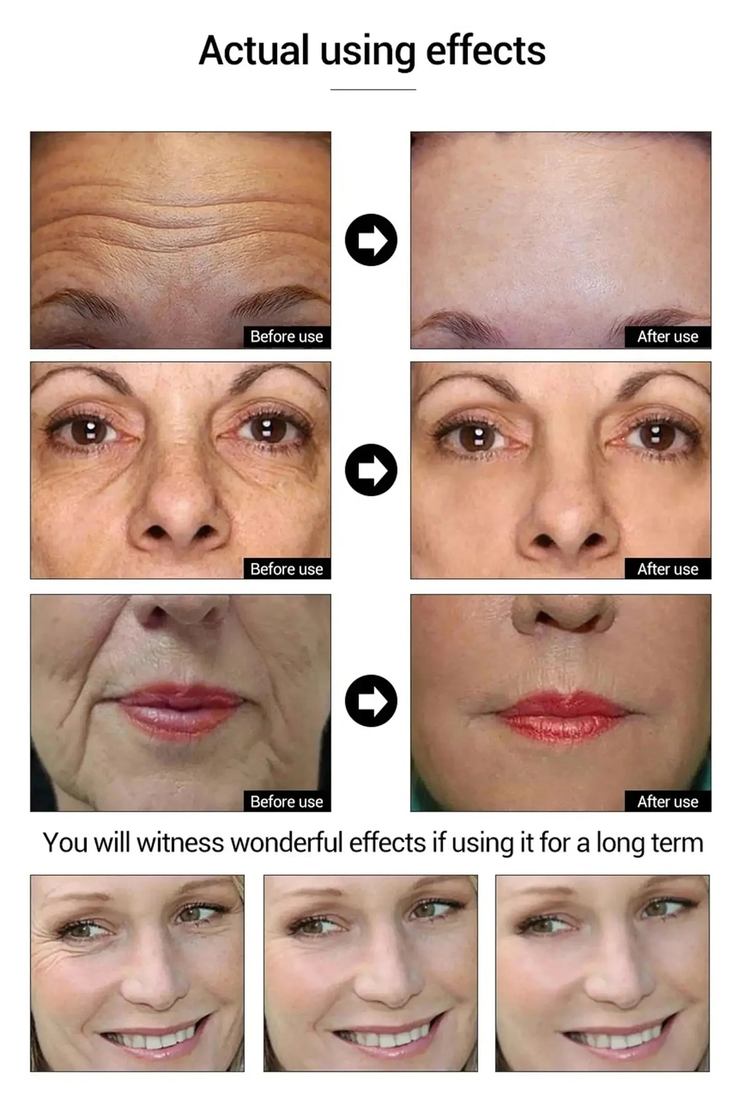 Retinol Remove Wrinkle Face Serum Lift Firming Anti Aging Fade Fine Lines Whitening Brightening Moisturizer Skin Care Cosmetics