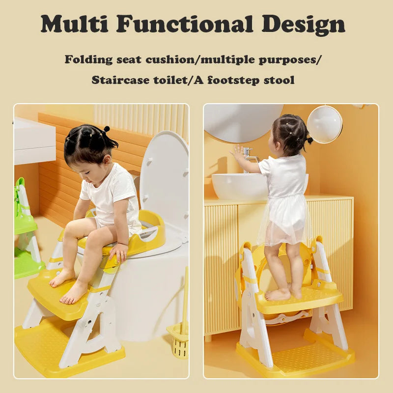 Newly Upgraded Portable Potty Child Baby Boy Potty Training Seat Step Stool Baby Potty Portable Child Urinal Baby Toilet Pot