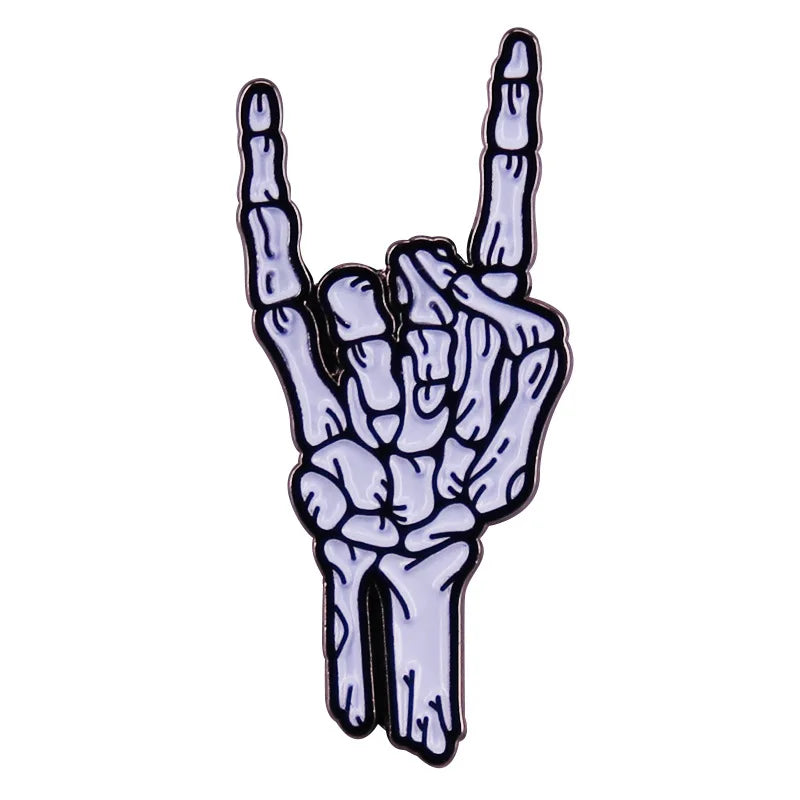 Popular Halloween Costume Accessories Horror Ghost Skull Pumpkin Pin Metal Badge Holiday Jewelry Gift Wholesale