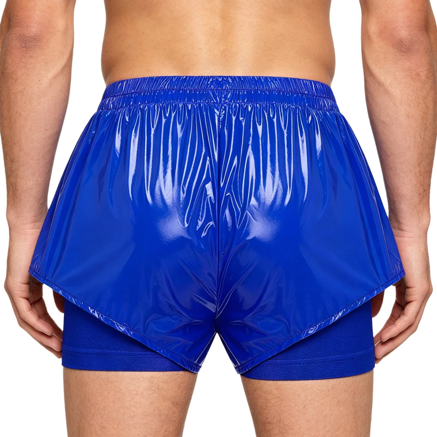 Men Leak-proof Diaper Cover Shorts Mesh Liner Waterproof Double Layer Shorts Swimming Suit Nursing Special Needs Reusable Briefs
