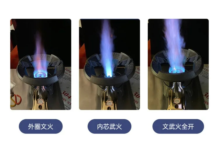 New High Power Gas Stove Single Burner Commercial Use with Flameout Protection Energy Saving LPG DAW