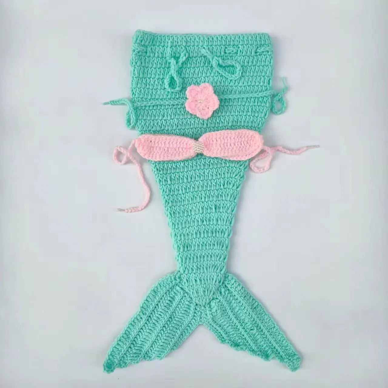Mermaid Set Newborn Photography Clothes for 0-6M Girls Toddler Bodysuit Baby Souvenirs Photography Accessories