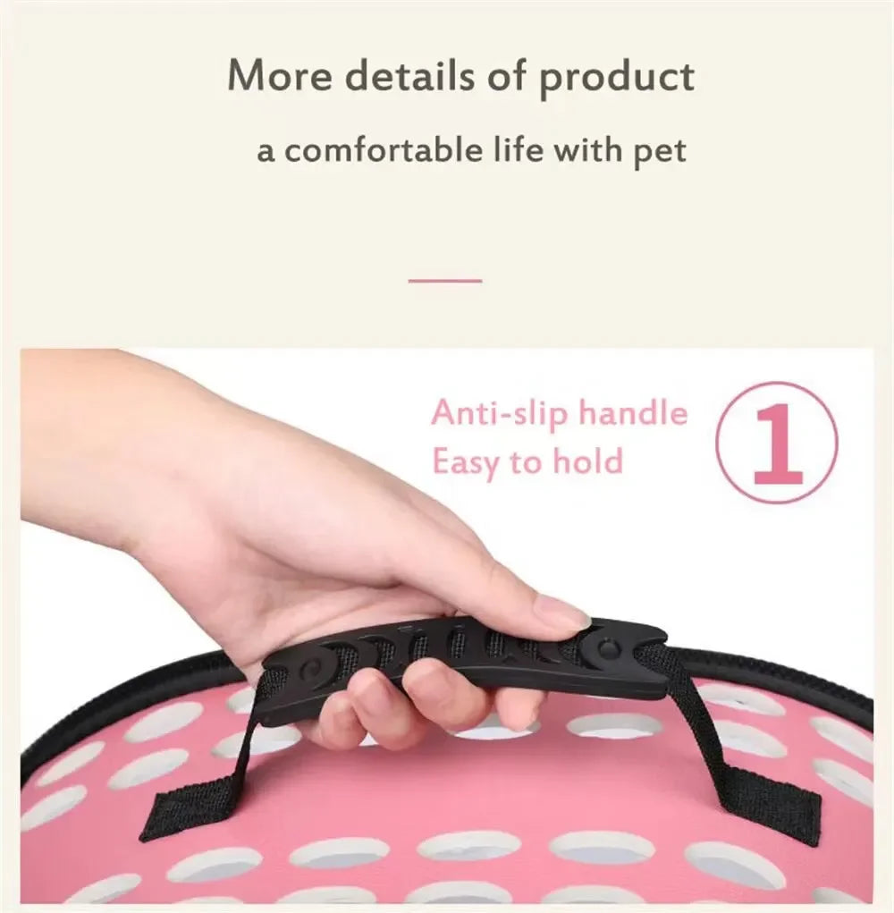 Cat Carrier Bag Outdoor Pet Shoulder bag Pet Dogs Cats Portable Breathable Collapsible Travel Cat Carrier Bag small dog