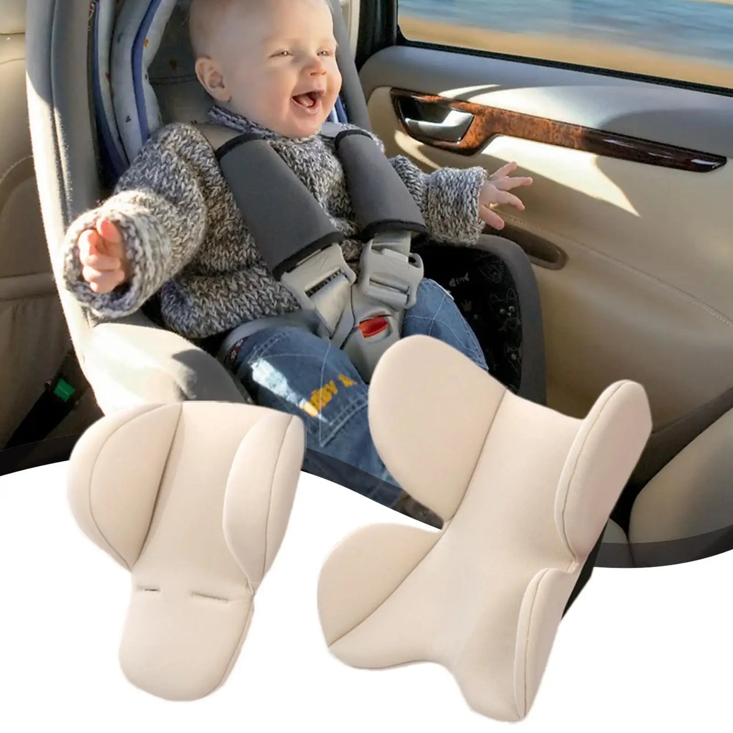 Baby Stroller Cushion Soft Stroller Cushion Pads Head Neck Seat Insert Pad Infant Car Seat Insert Baby Stroller Accessories