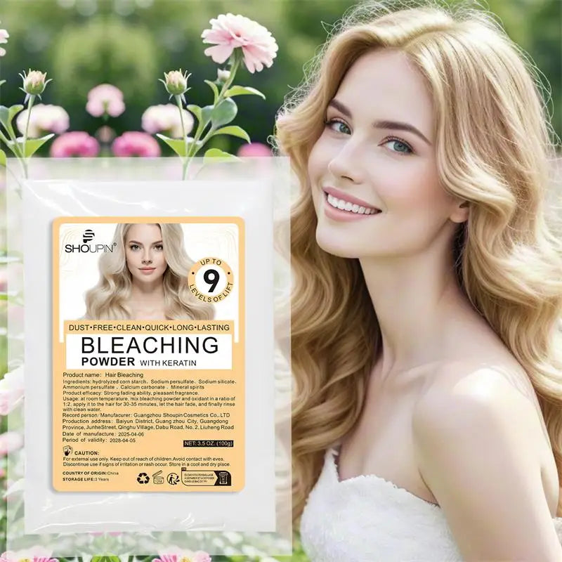 100g Natural Professional Health Hair Bleaching Agent Removes YellowColor Fixing Dye Hair Care Bleaching Non Irritating HairCare