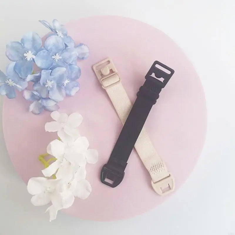 2PCS Breastfeeding Bra Accessory Adjustment Buckle Extender Hook for Nursing Bra Pumping Bra Extending Shoulder Straps 69HE