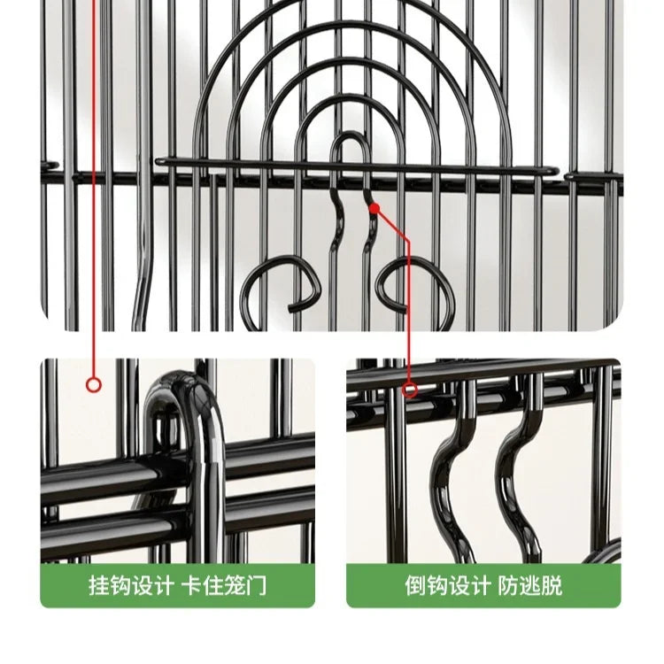 Hut Feeder Nest Bird Cage Parrot Carrier Breeding Villa Home Bird Cage Pigeon Luxury Oiseaux Accessoires Products Pet