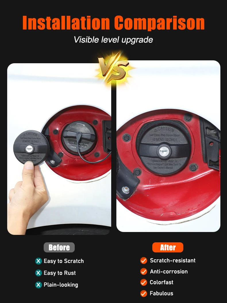 Lockable Fuel Gas Tank Cap Car Fuel Tank Cap Oil Tank Cover Fuel Filler Cap Car Accessories For Fiat 500 312 2007-2015