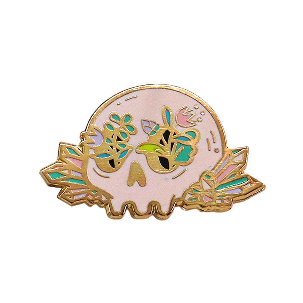 Popular Halloween Costume Accessories Horror Ghost Skull Pumpkin Pin Metal Badge Holiday Jewelry Gift Wholesale