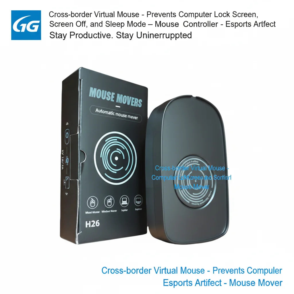 USB Undetectable Mouse Jiggler Automatic Mouse Mover Keeps PC Awake Prevents Screen Sleep Plug  Play For Laptops Desktop PC