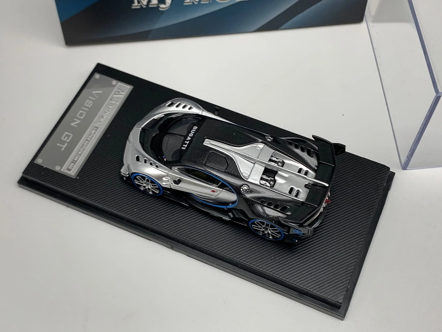 MJ 1:64 BUGATTI VISION GT Alloy Car Model Collection Ornament