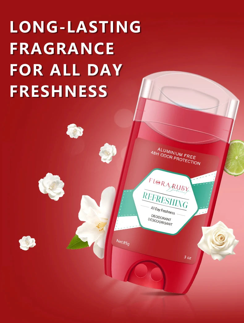 Aluminum Free 48-Hour Sweat and Odor Protection Body Deodorant Stick, All-Day Underarm Protection for Men and Women