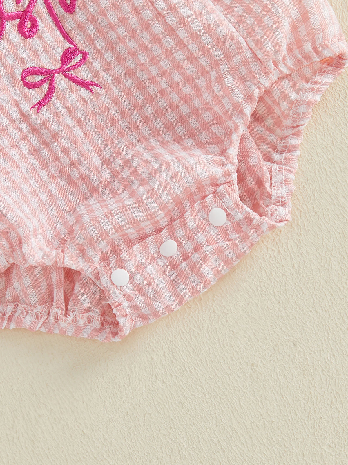 Baby Girl 2Pcs Summer Outfits Ruffle Sleeveless Bow Embroidery Romper with Headband Set Newborn Baby Bodysuits Clothes