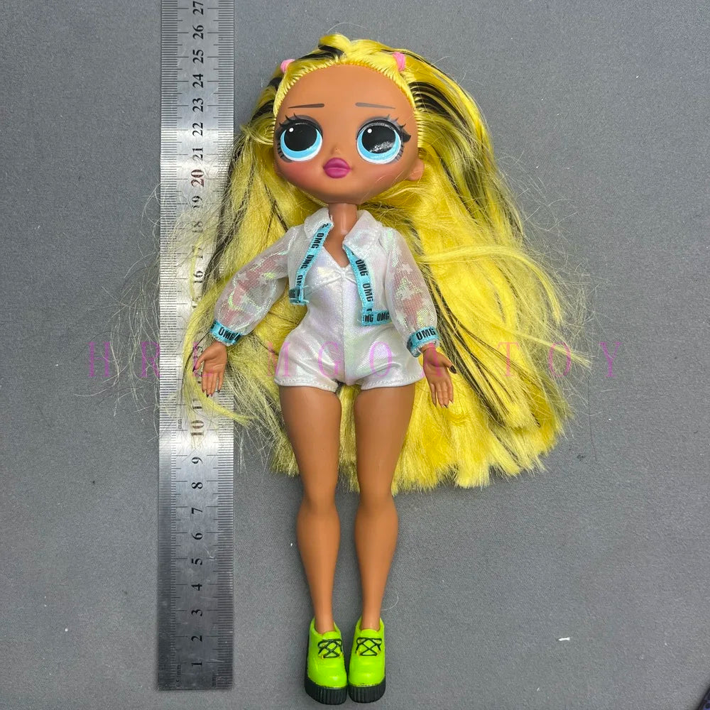 Original 24cm OMG multi-style big sister fashion dressup girl DIY holiday gift doll toy
