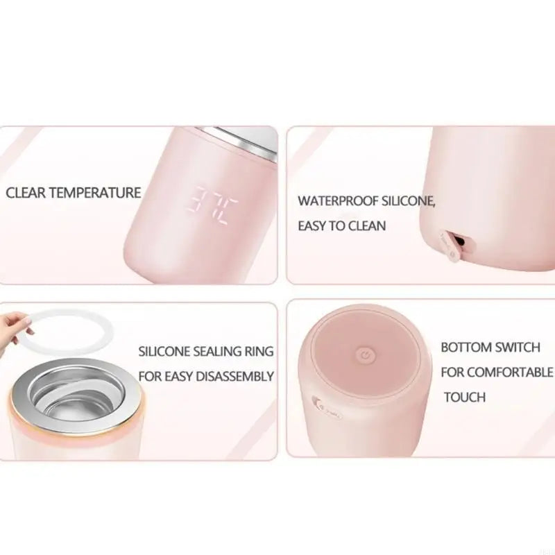 Portable Bottle Warmer Rechargeable Bottle Warmer Hassle Feeding J60B