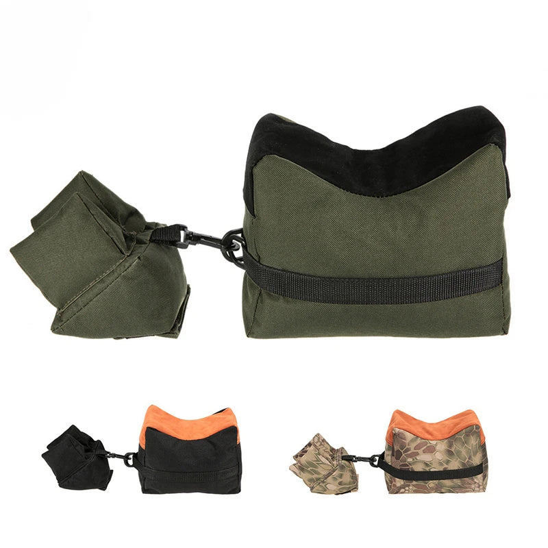 Tactical Gun Rest Bag Support Stand Outdoor Shooting Sandbag Unfilled Front Rear Gun Bag Airsoft Hunting Accessories