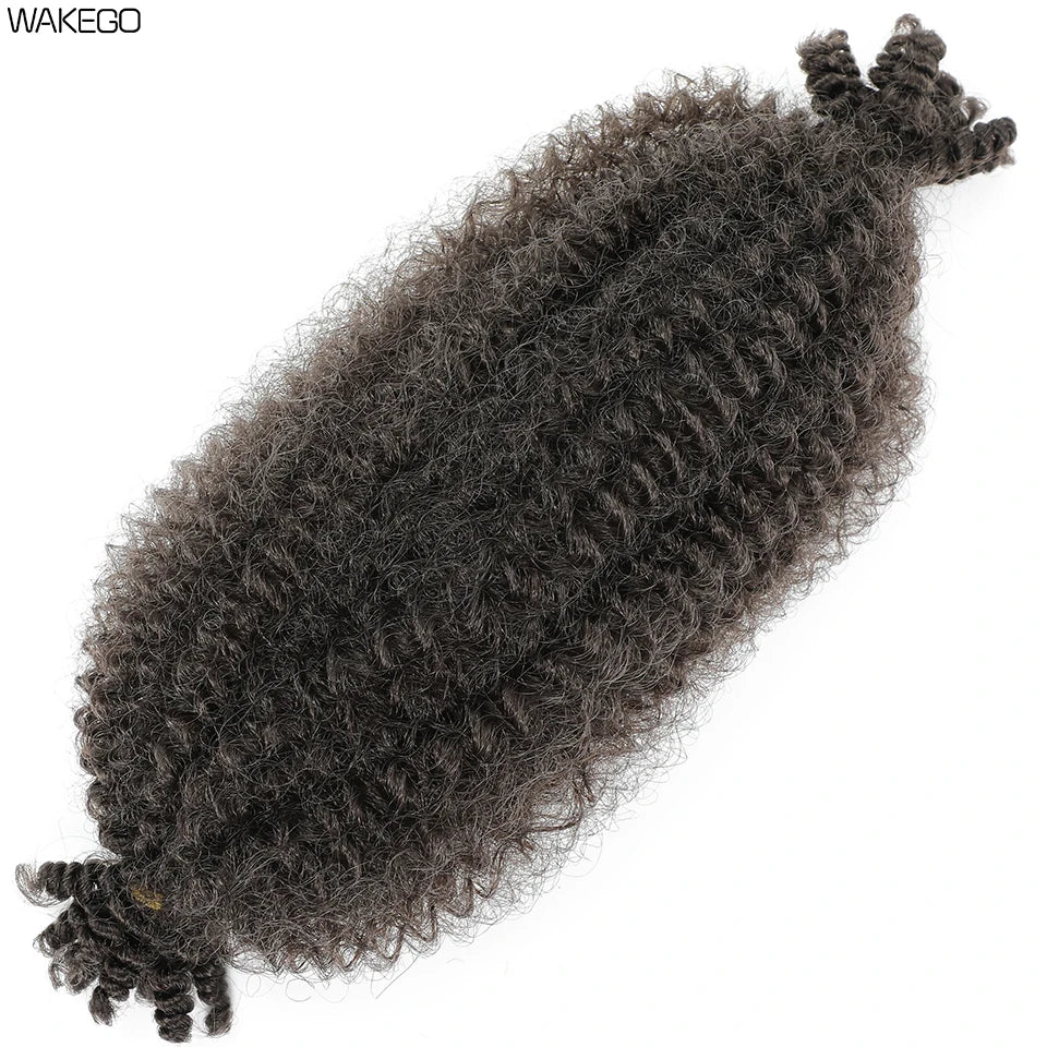 Marley Twist Braiding Hair Ginger Burgundy Ombre Brown Black Springy Afro Twist Hair PreFluffed Spring Twist Kinky Braiding Hair