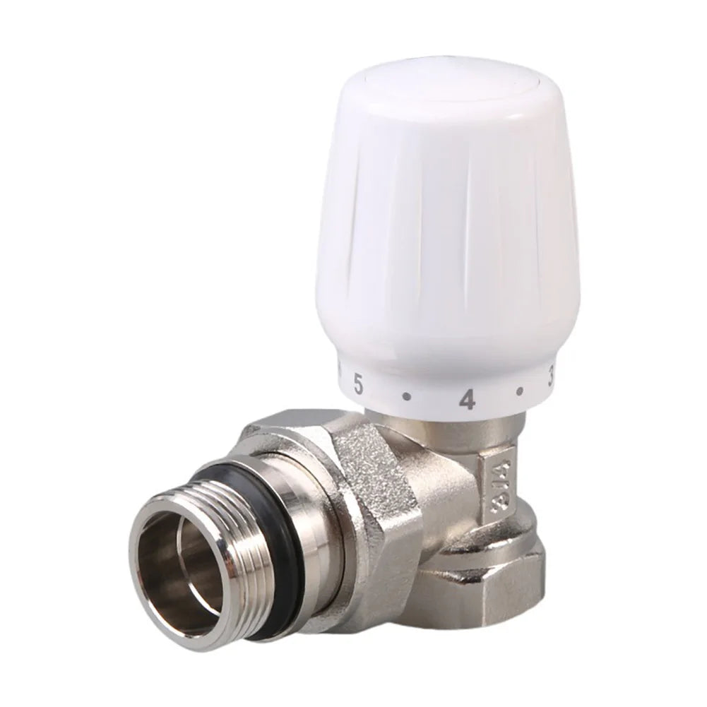 Manual Angle Valve 12 Inch Temperature Control Valve for Radiator with Easy Repairable Design and Long Term Use
