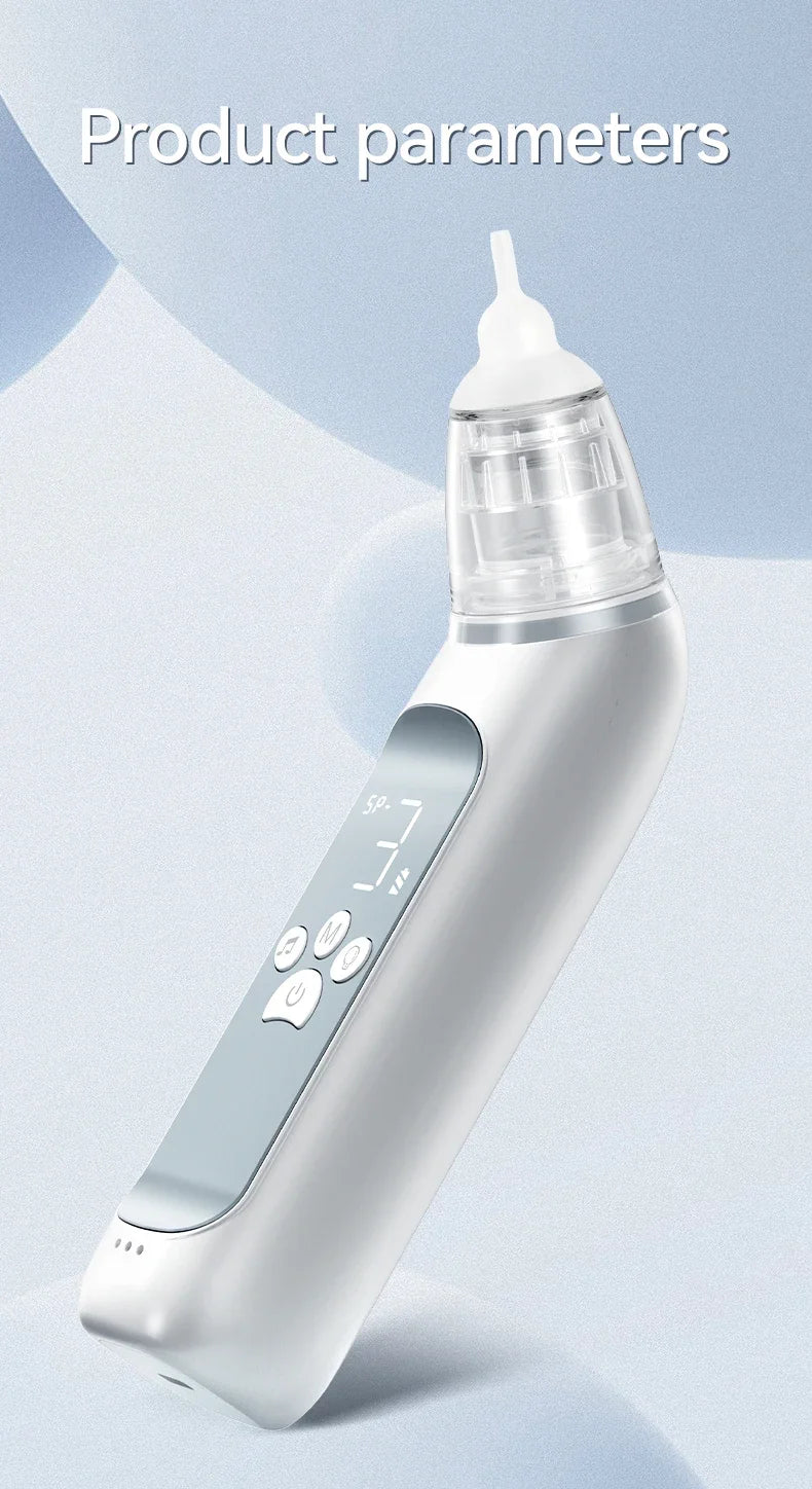 Electric Nasal Aspirator for Babies and Infants Gentle Snot Booger Cleaner Nasal Suction Machine for Congestion Relief Baby Care