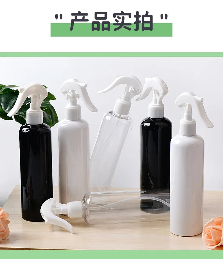 350ml Black White Refillable Mist Spray Bottle Portable Water Sprayer Professional Hairdressing Tool for Salon Hair Styling