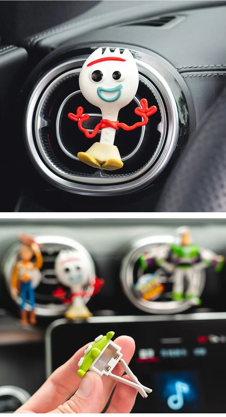 Anime Cartoon Perfume Car Clip Aromatherapy Interior Accessory Car Air Conditioner Outlet Mount Air Freshener Car Decorations