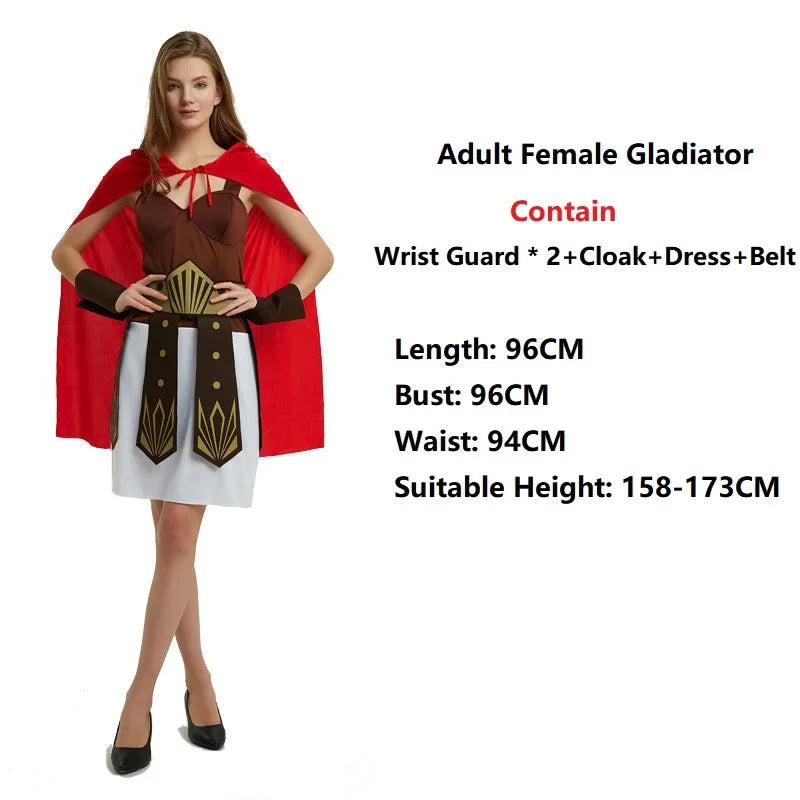 Halloween adult children ancient Greek and Roman cosplay warrior gladiator costumes  anime cosplay