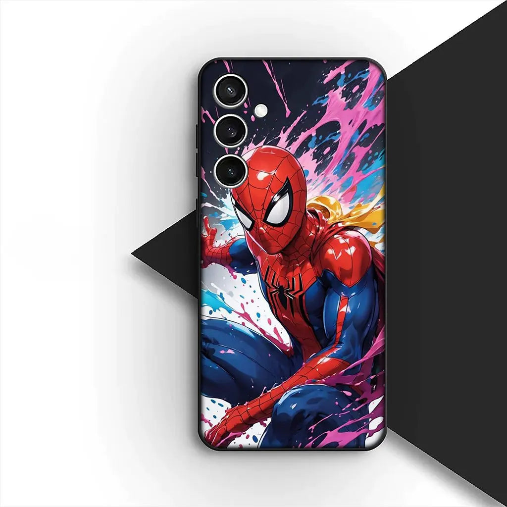 Phone Cover for Motorola Moto G86 G57 E14 E15 G14 G34 G35 G84 G24 A54 G15 Power E22 Casing Soft Case Spider Man Marve Spiderman