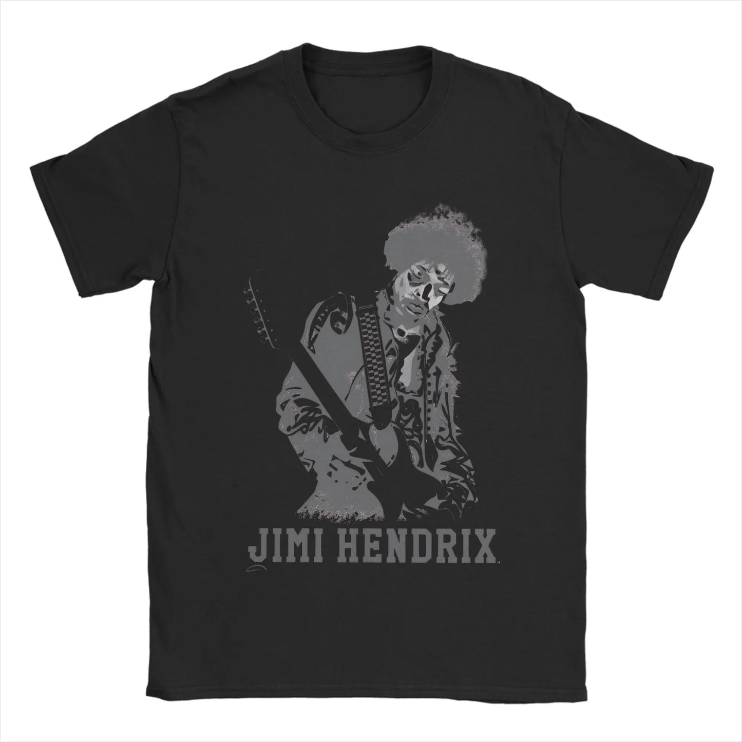Jimi Hendrix Cotton T-Shirt For Man Summer  Classic T Shirts Breathable Novelty Tee Shirt Big Size Casual Clothing