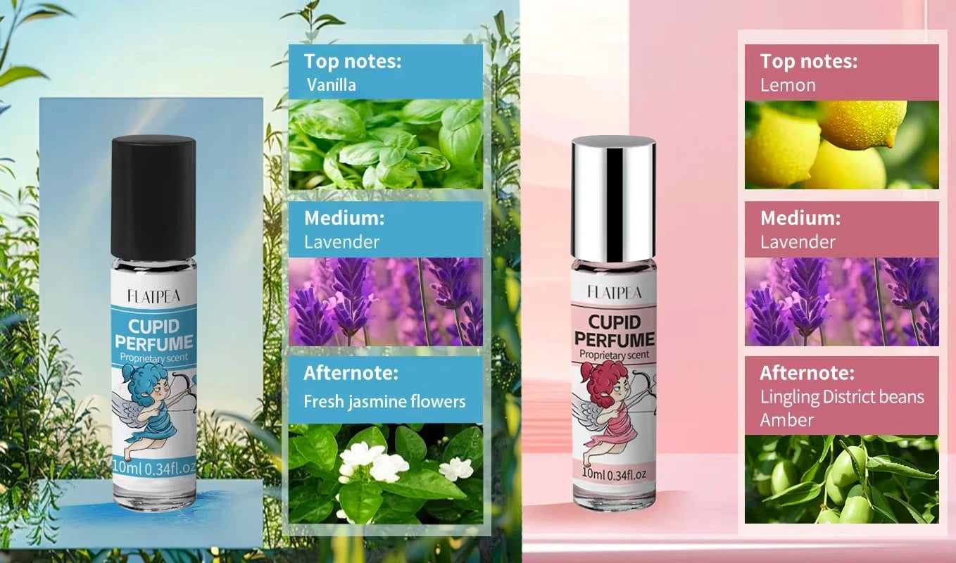 10ML/50ML Cupid Date Pheromone Perfume Men's Perfume Womens Eau De Parfum Lasting Natural Gentle Non-pungent Body Spray Roller
