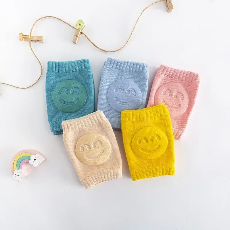 1/5 Pair Baby Knee Pads Non-slip Crawling Cushion Toddler Knee Protector Leg Warmers Infant Accessory Girls Boys Safety Kneepad
