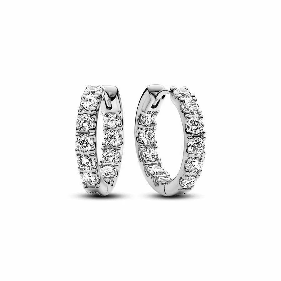 925 Silver Stud Earrings Hoop Earrings For Women Rose Flower Strawberry Butterfly Daisy Earrings Set Fashion Jewelry Gift